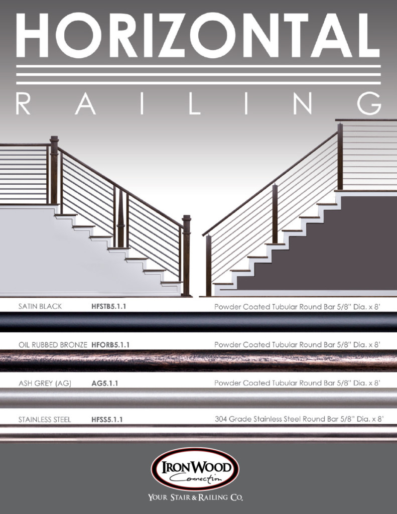 Affordable Horizontal Railing Now Available! Ironwood Connection