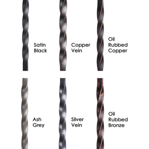 16.1.2-T Double Twist Hollow Iron Baluster - Image 3