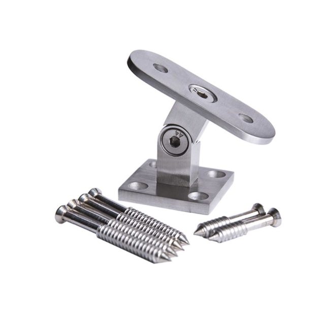 Adjustable Wood Post Handrail Support Ironwood Connection Stair