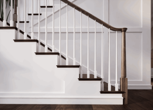 3510-48 - 3.5" x 48" Wooden Newel Post - Pin Top - Rohe - Image 7