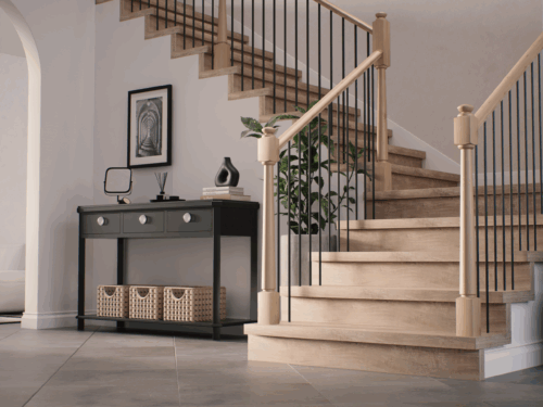 3045 - 3" x 60" Wooden Newel Post - Post to Post - Rohe - Image 6