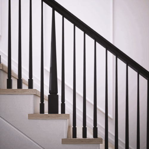 3510-48-SP - 3.5" x 48" Wooden Newel Post - Stabilizer - Rohe - Image 4