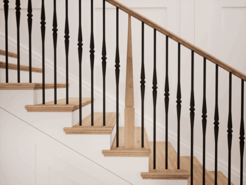 3510-48-SP - 3.5" x 48" Wooden Newel Post - Stabilizer - Rohe - Image 5